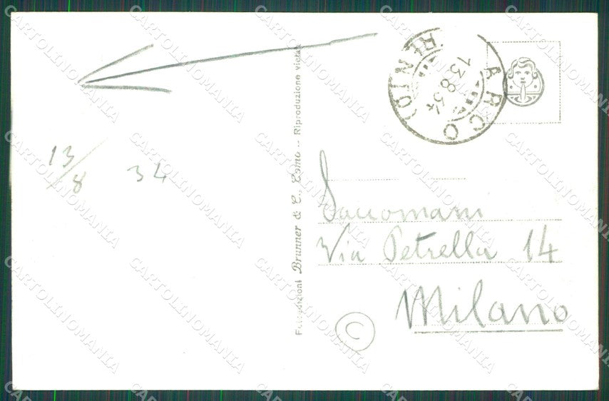 Trento Arco Foto cartolina QZ9423 – retro