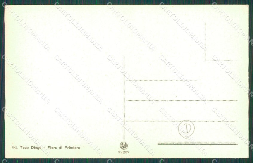 Trento Fiera di Primiero cartolina QZ9441 – retro