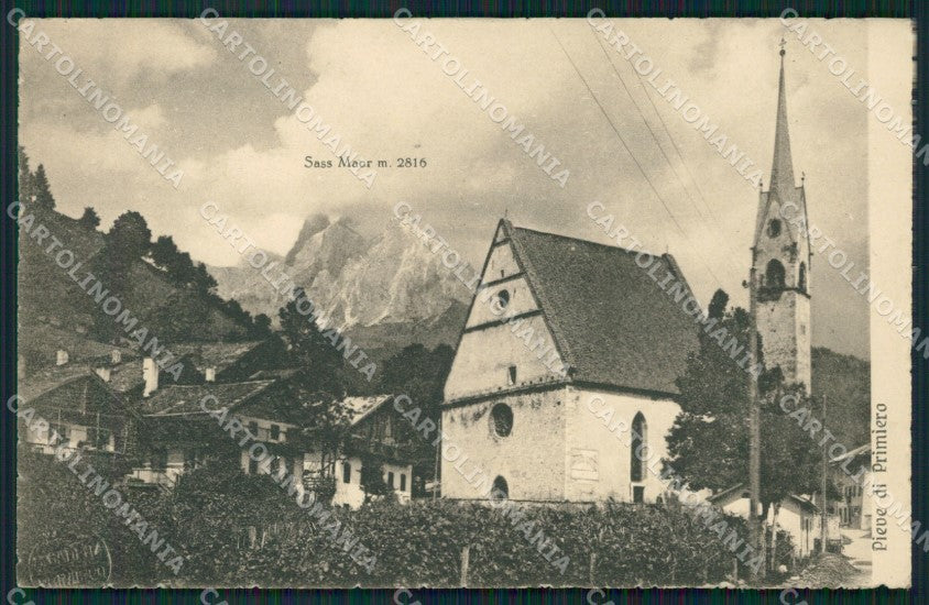Trento Fiera di Primiero Pieve di Sass Maor cartolina QZ9447 – fronte