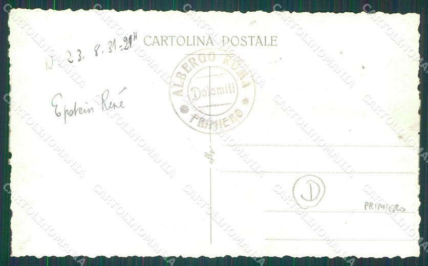 Trento Fiera di Primiero Foto cartolina QZ9448 – retro