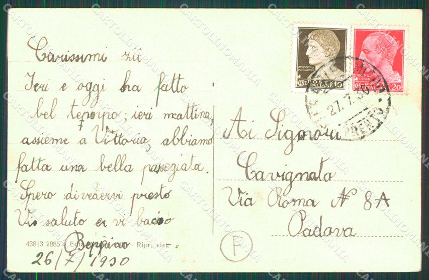 Trento Val Primiero Sass Maor cartolina QZ9452 – retro