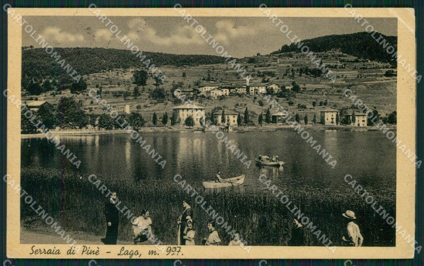 Trento Pinè Serraia di Lago di PIEGA cartolina QZ9479 – fronte
