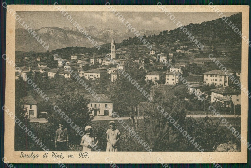 Trento Pinè Baselga cartolina QZ9488 – fronte