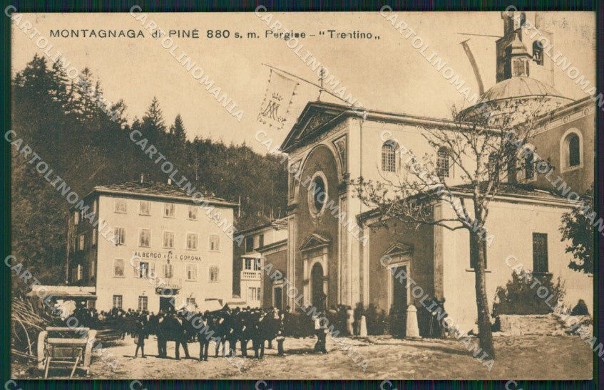 Trento Pinè Montagnaga di cartolina QZ9491 – fronte