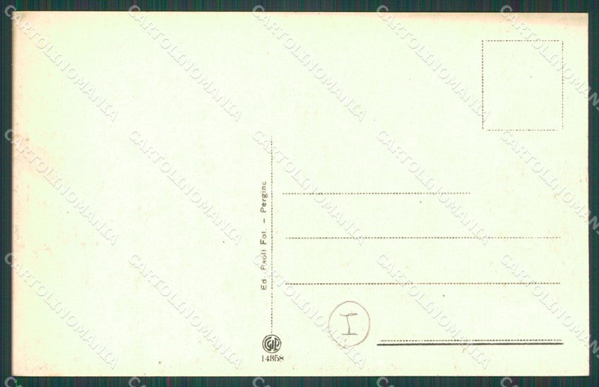 Trento Pinè Montagnaga di cartolina QZ9491 – retro