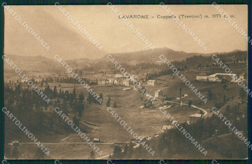 Trento Lavarone Cappella ABRASA cartolina QZ9506 – fronte