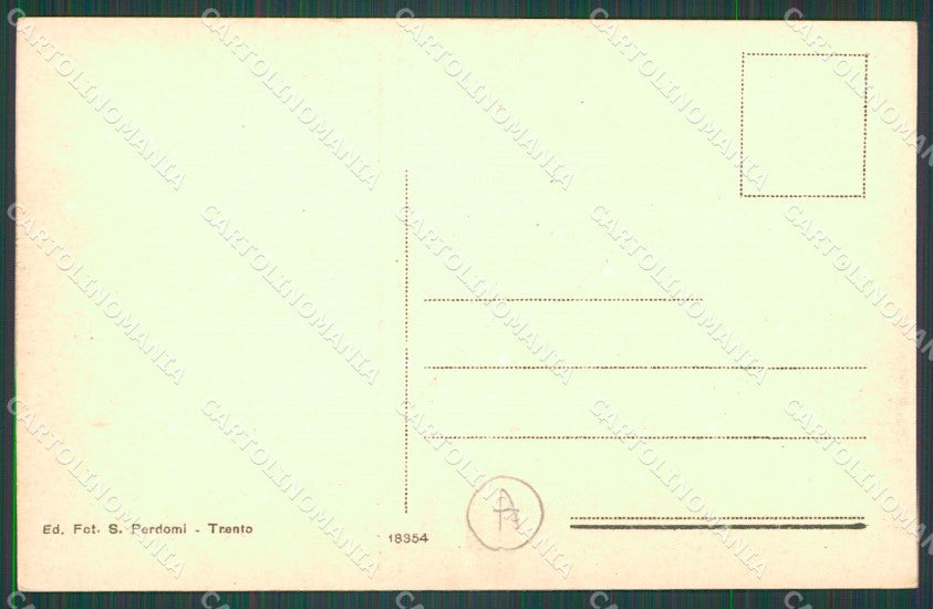 Trento Lavarone Cappella ABRASA cartolina QZ9506 – retro