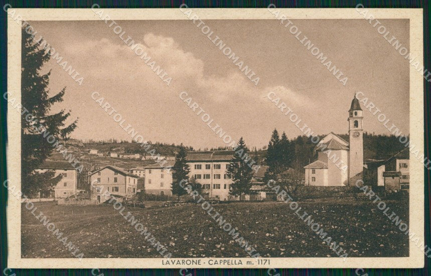 Trento Lavarone Cappella cartolina QZ9516 – fronte