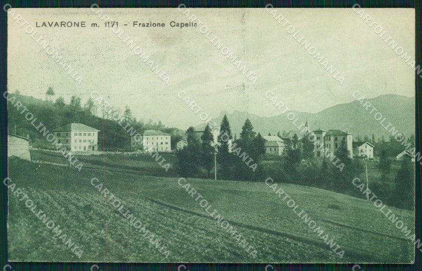Trento Lavarone Cappella cartolina QZ9524 – fronte