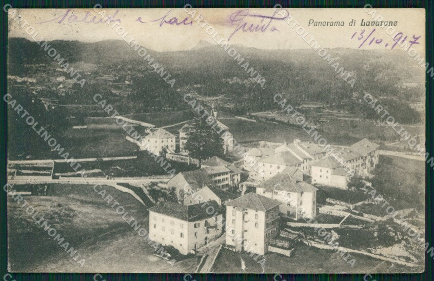 Trento Lavarone PIEGHE STRAPPINO cartolina QZ9535 – fronte