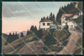 Trento Levico Terme Vetriolo Monte Fronte PIEGHINA cartolina QZ9545 – fronte