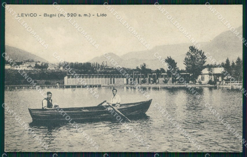 Trento Levico Terme Lago di Barca cartolina QZ9571 – fronte