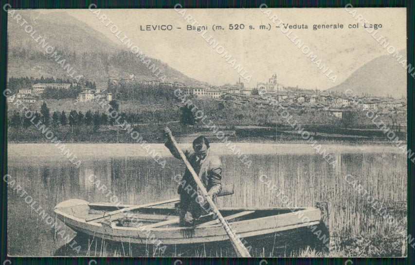 Trento Levico Terme Lago di Barca cartolina QZ9574 – fronte