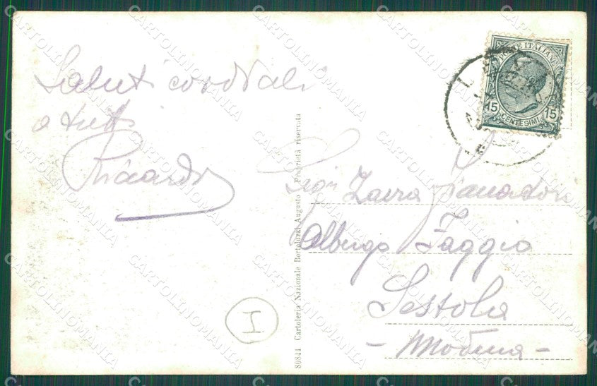 Trento Levico Terme ABRASA cartolina QZ9579 – retro