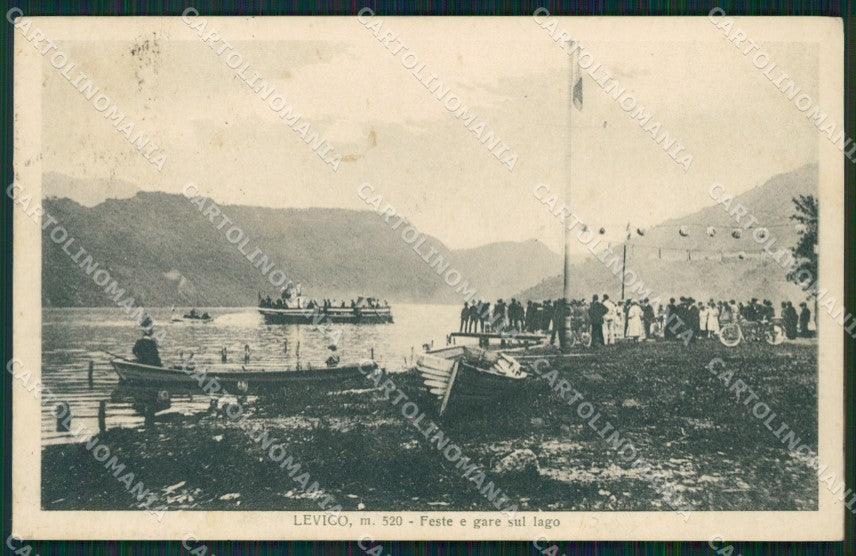 Trento Levico Terme Lago di Feste cartolina QZ9584 – fronte