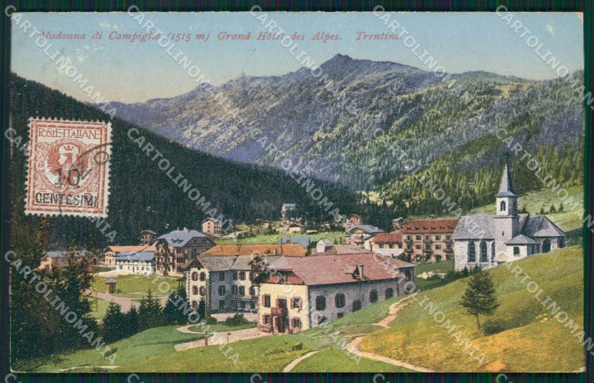 Trento Pinzolo Madonna di Campiglio cartolina QZ9590 – fronte
