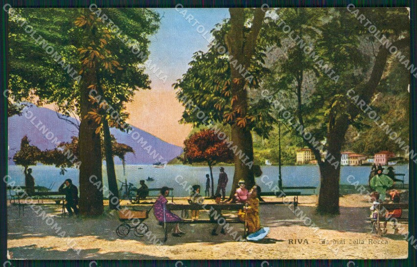 Trento Riva Lago di Garda cartolina QZ9637 – fronte