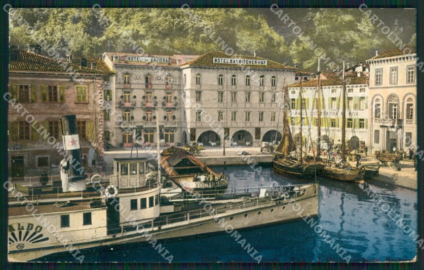 Trento Riva Lago di Garda Battello cartolina QZ9638 – fronte