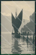 Trento Riva Lago di Garda Barca cartolina QZ9639 – fronte