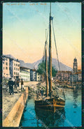 Trento Riva Lago di Garda Barca cartolina QZ9641 – fronte