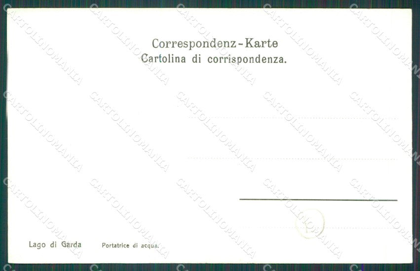Trento Riva Lago di Garda Costumi cartolina QZ9647 – retro