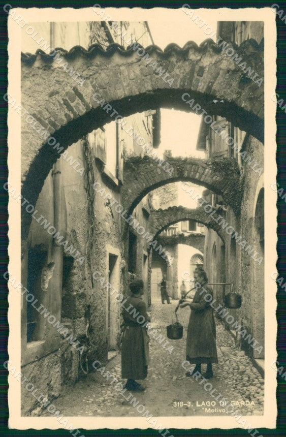 Trento Riva Lago di Garda Costumi Foto cartolina QZ9650 – fronte