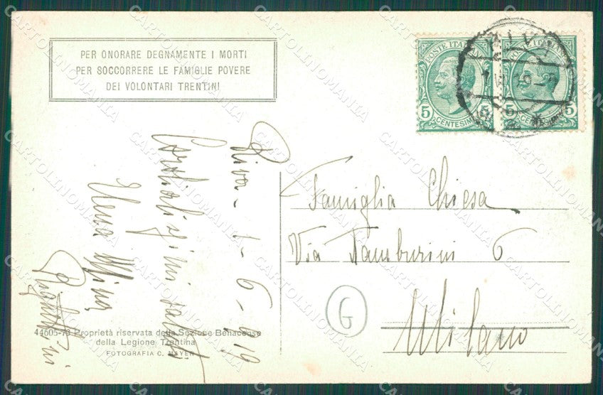 Trento Riva cartolina QZ9653 – retro