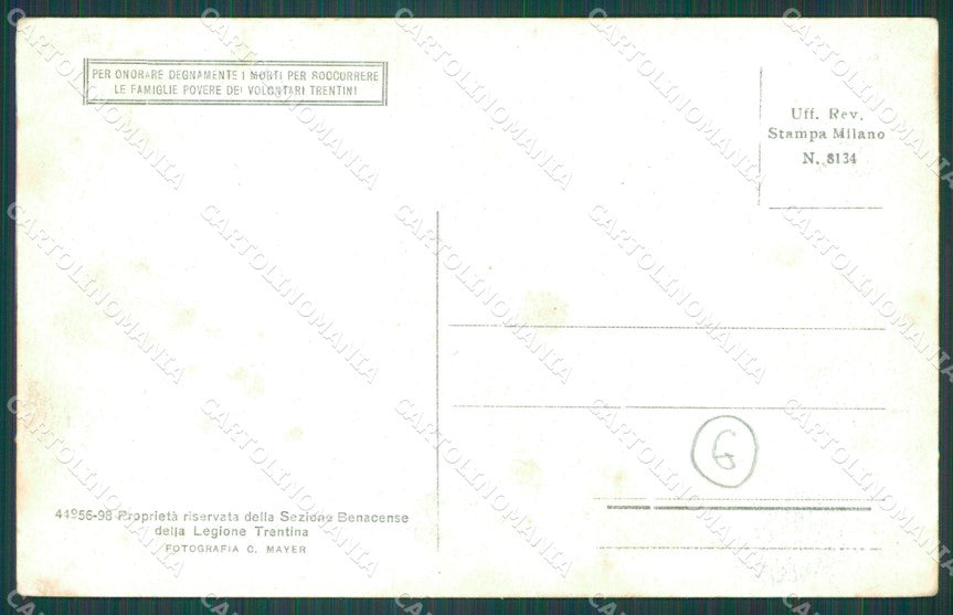 Trento Riva cartolina QZ9654 – retro