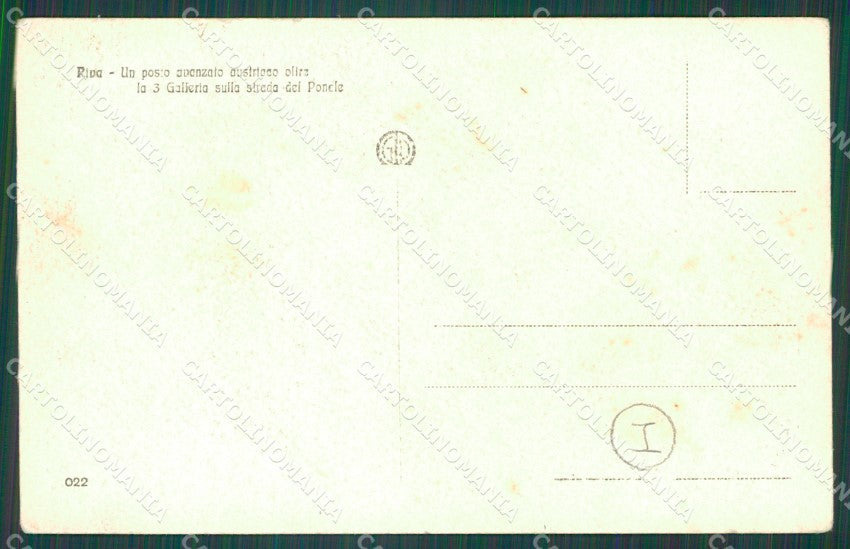 Trento Riva Militari cartolina QZ9661 – retro