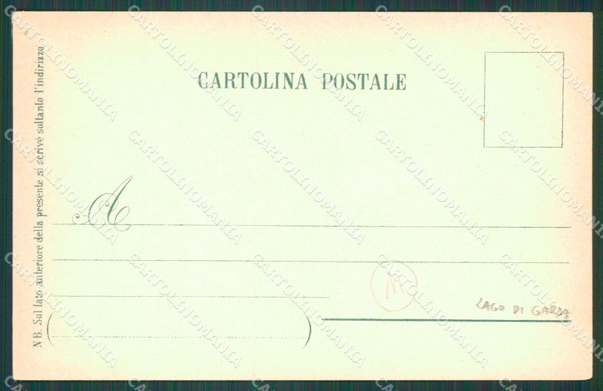 Trento Riva Lago di Garda Costumi cartolina QZ9663 – retro