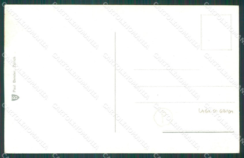 Trento Riva Lago di Garda Buoi Vendemmia cartolina QZ9666 – retro