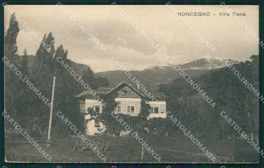 Trento Roncegno Terme Militari cartolina QZ9676 – fronte