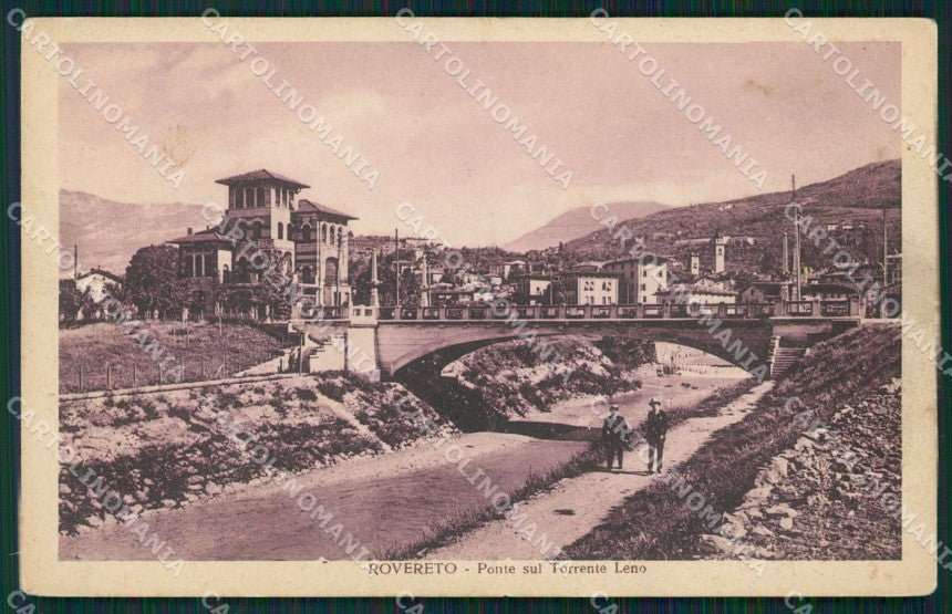 Trento Rovereto PIEGA cartolina QZ9687 – fronte