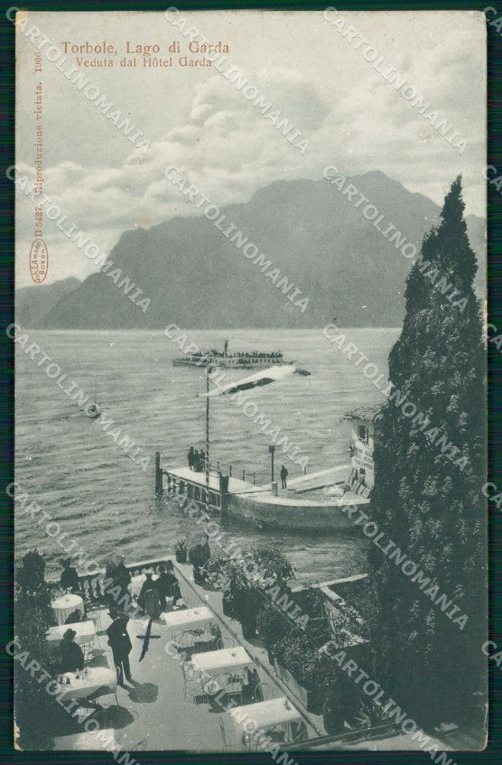 Trento Torbole Lago di Garda Battello cartolina QZ9714 – fronte