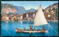 Trento Torbole Lago di Garda Barca STRAPPINO cartolina QZ9722 – fronte