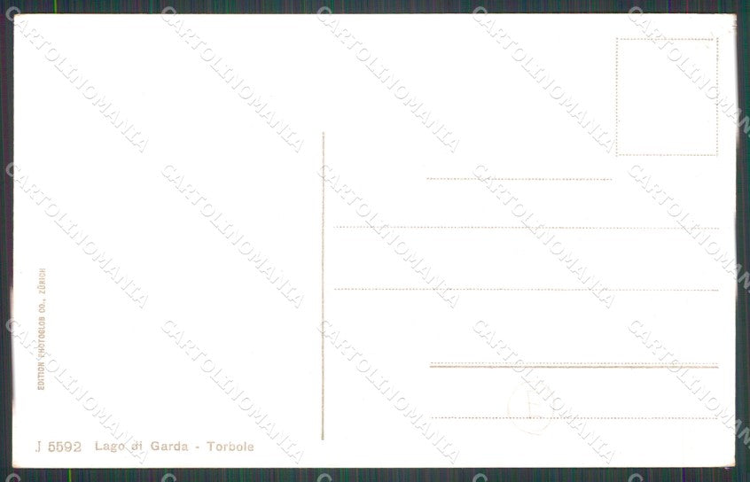 Trento Torbole Lago di Garda Buoi cartolina QZ9723 – retro