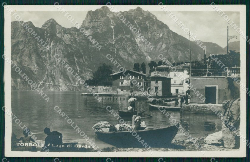 Trento Torbole Lago di Garda Barca Foto cartolina QZ9724 – fronte