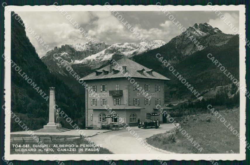 Trento Canazei Val di Fassa Auto Foto cartolina QZ9733 – fronte