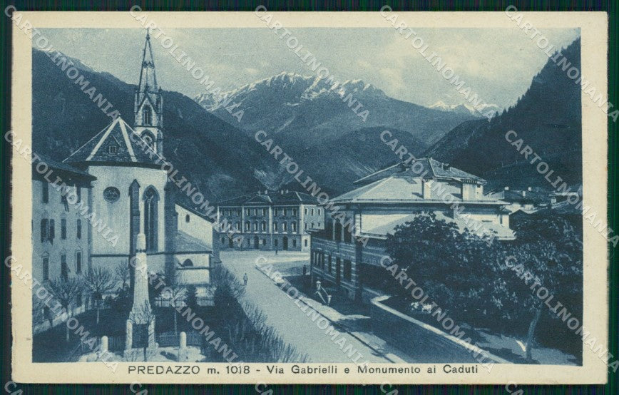 Trento Predazzo cartolina QZ9760 – fronte