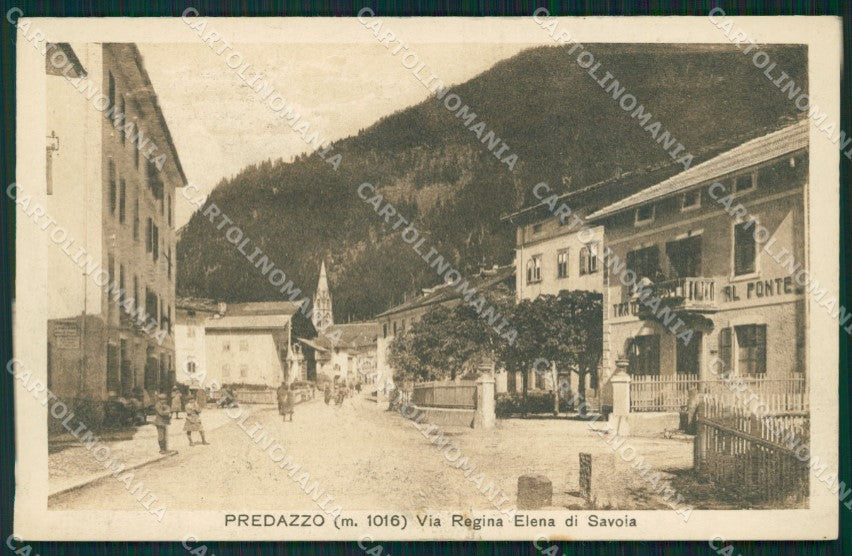 Trento Predazzo cartolina QZ9766 – fronte