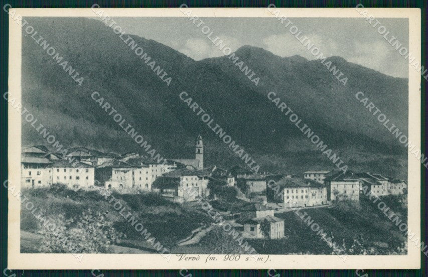 Trento Vervò cartolina QZ9768 – fronte