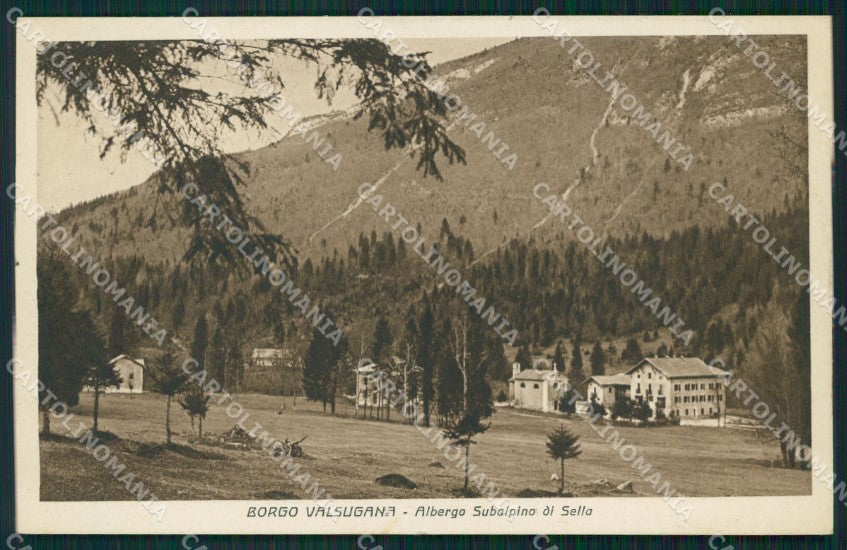 Trento Borgo Valsugana cartolina QZ9777 – fronte