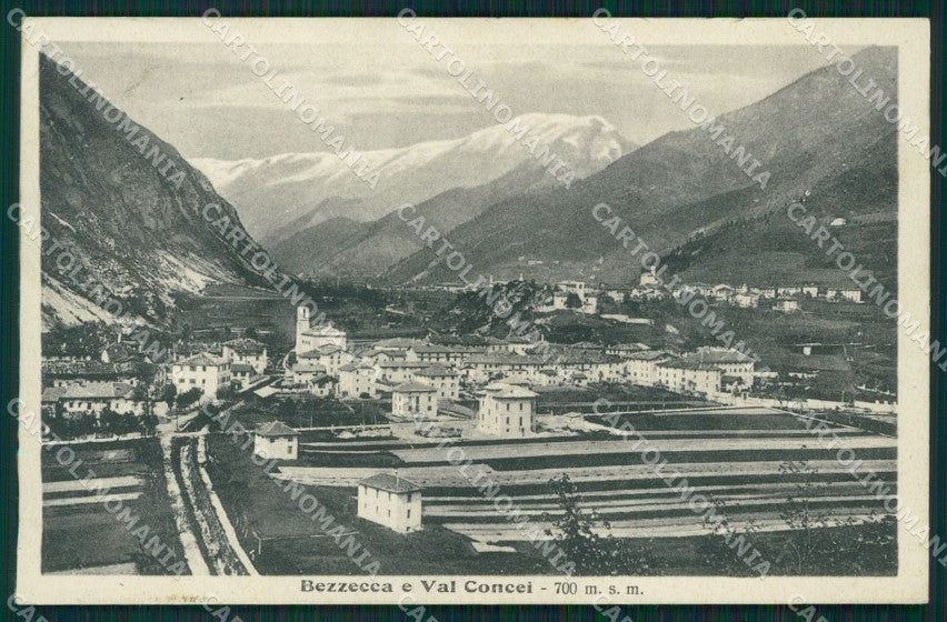 Trento Ledro Bezzecca cartolina QZ9784 – fronte