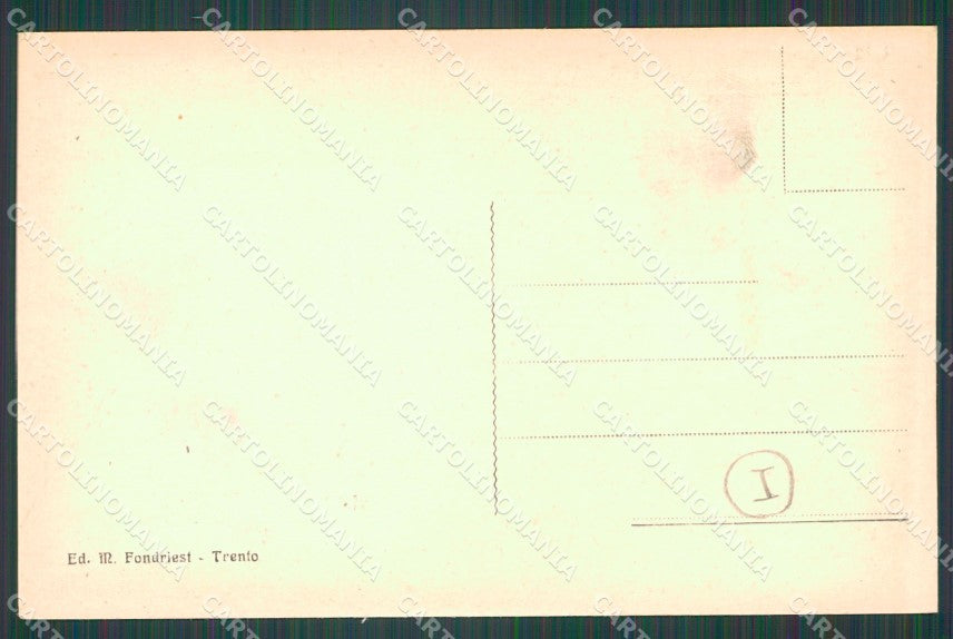 Trento Centa cartolina QZ9814 – retro