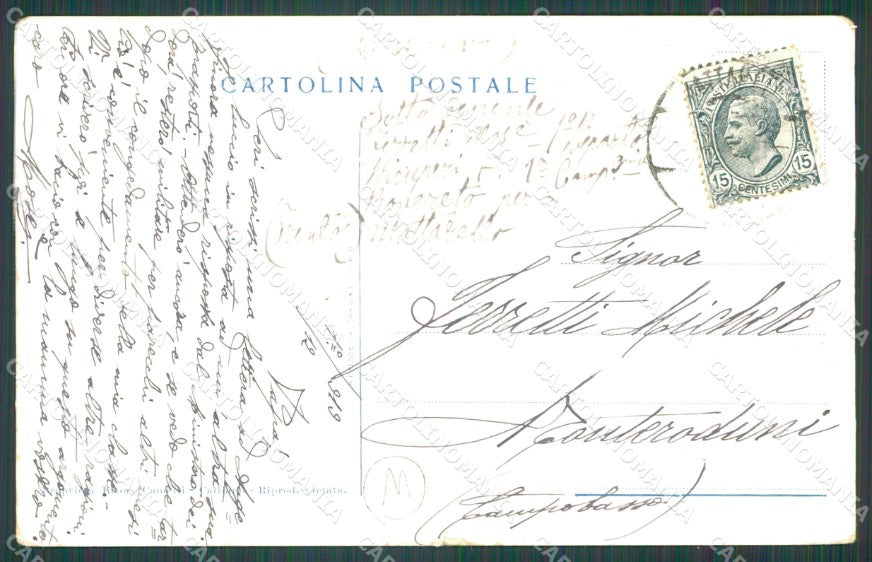Trento Calliano di Beseno STRAPPINO PIEGHINA cartolina QZ9815 – retro