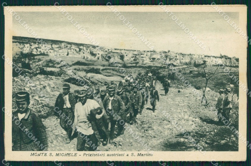 Gorizia Città Monte San Michele San Martino Militari cartolina QZ9822 – fronte