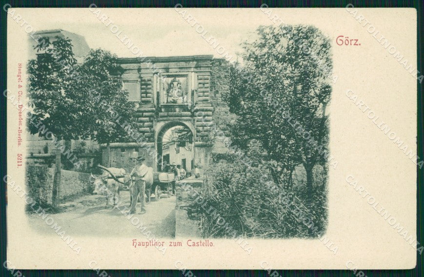 Gorizia Città Buoi cartolina QZ9829 – fronte