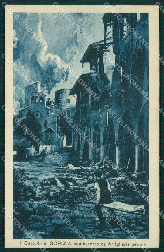 Gorizia Città Rovine Guerra cartolina QZ9833 – fronte