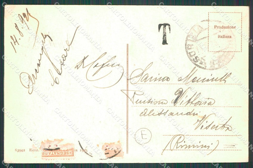 Gorizia Città Chiaro di Luna PIEGHINA cartolina QZ9835 – retro