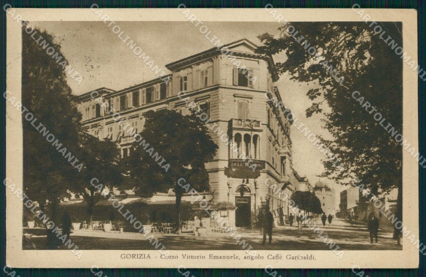 Gorizia Città PIEGHINE cartolina QZ9839 – fronte
